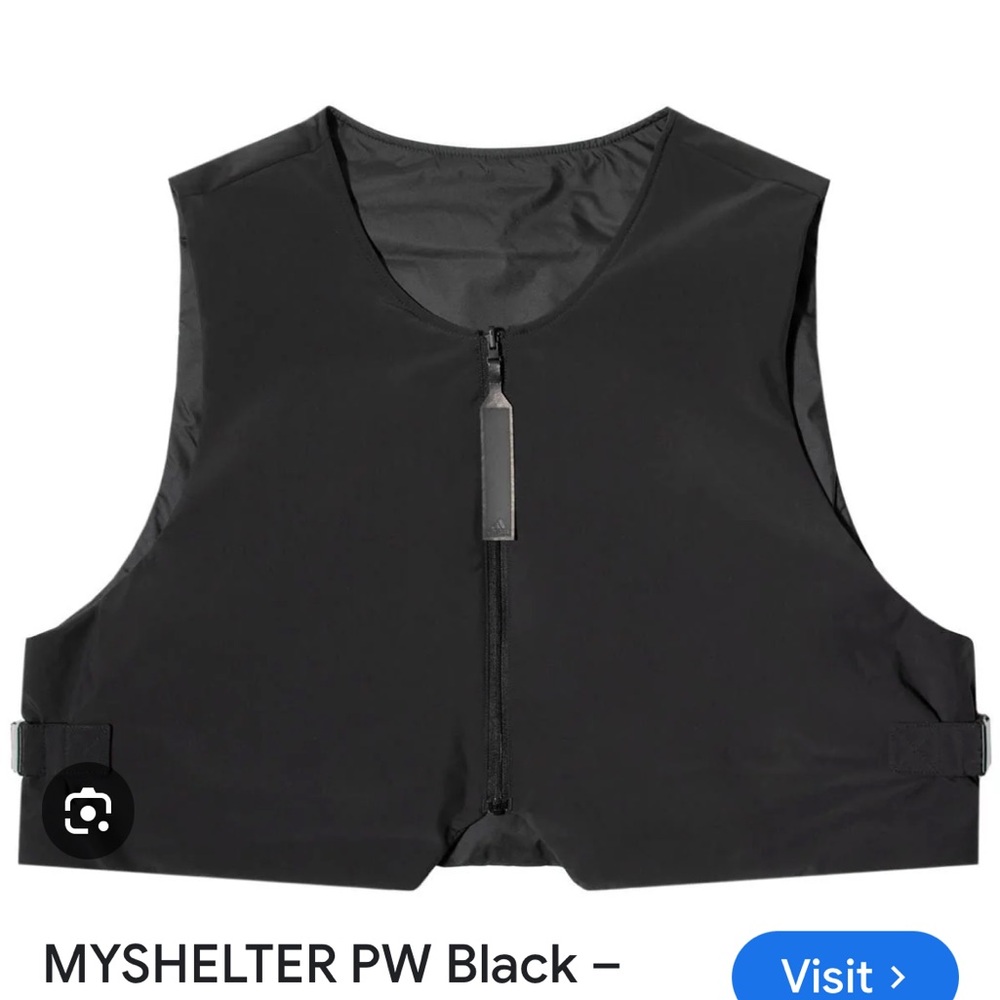 RARE Celeb Adidas x Pharrell Williams Humanrace MyShelter Reversible VEST ONLY - Picture 4 of 12